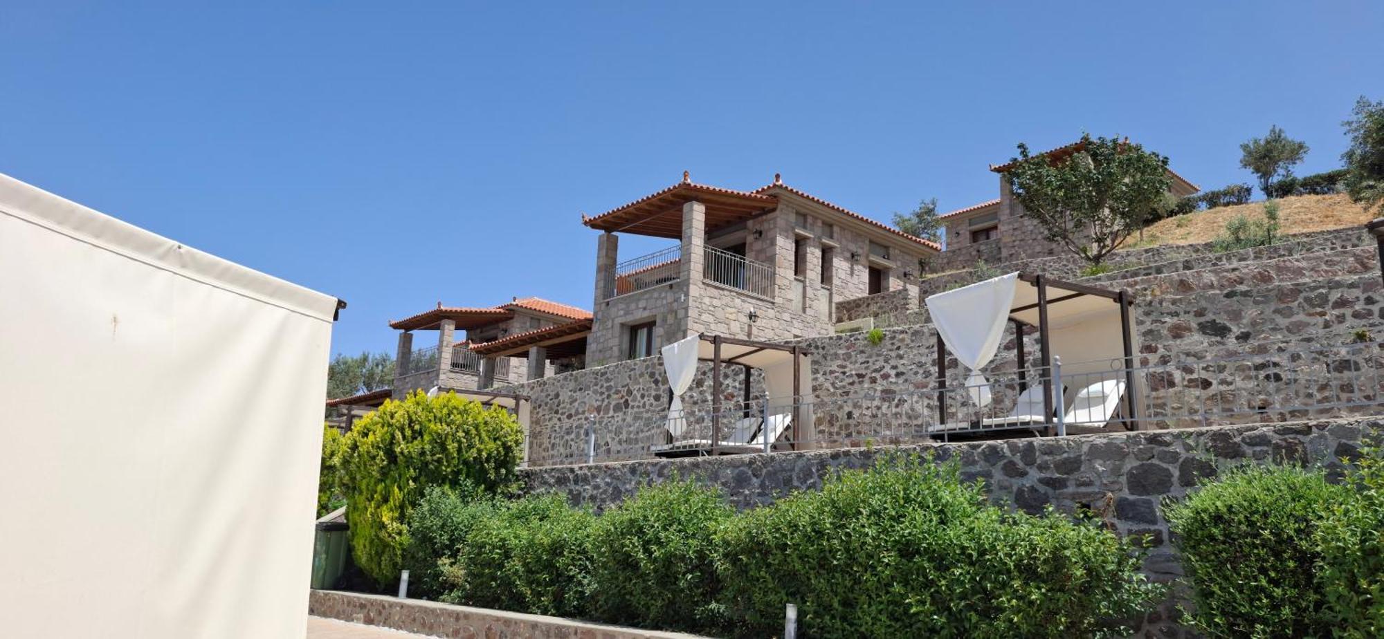 Villa Molivos Castle 米蒂姆纳 外观 照片